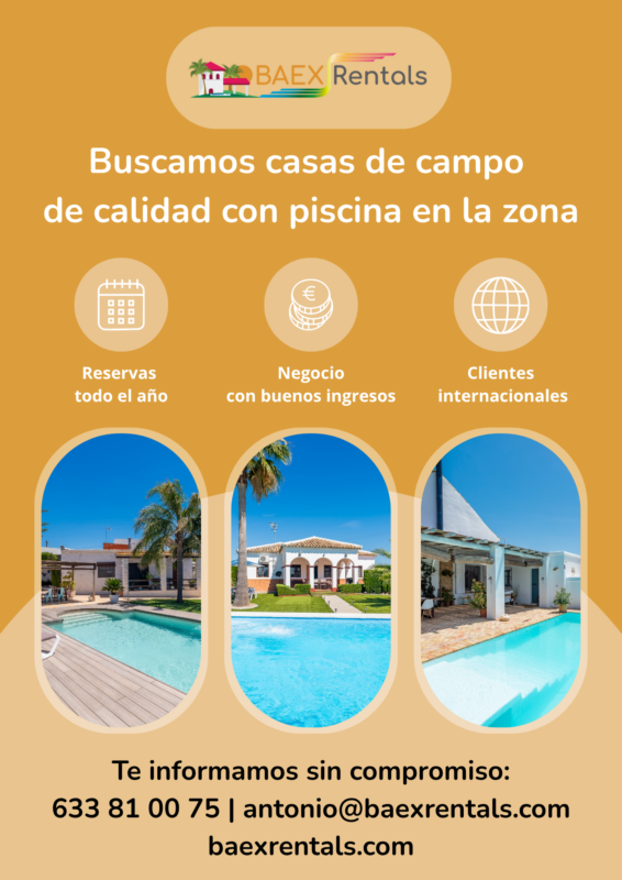 Consultoría turística en Sevilla - Casas rurales - Baex Rentals